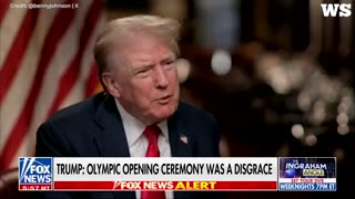“I thought the opening ceremony was a disgrace” Donald Trump