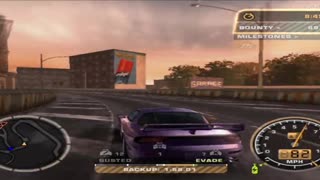 NFS Most Wanted Black Edition - Challenge Series Event 34 Ending(AetherSX2 HD)
