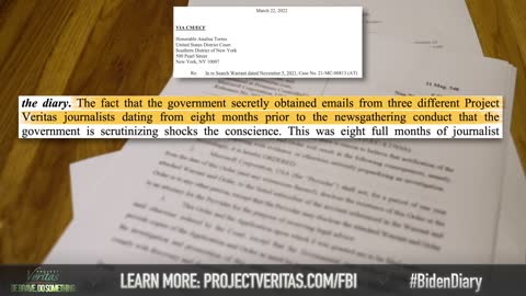 Project Veritas: DOJ Spied on Journalists’ Emails Via Sealed Search Warrants & Non-Disclosure Orders