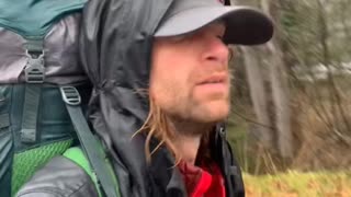 Hiking in the rain