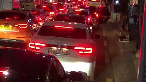 Traffic jam of South Korea