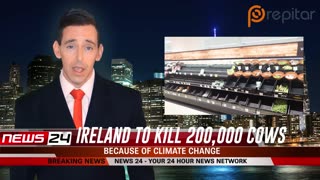 Ireland to Kill 200,000 Cows Amid a Global Food Shortage Because of... Climate Change?