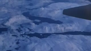 iceland in airplane ice land