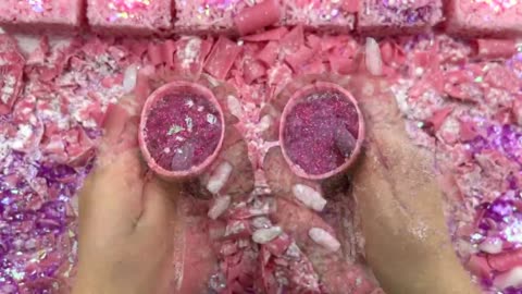 Soap boxes crushing with starch and foam