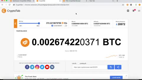 Bitcoin mining for beginners earn 500$ per week with cryptotab in 2021 link in the description