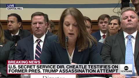 Watch United States Secret Service director's opening remarks during Congressional hearing.