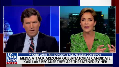 Kari Lake joins Tucker and Completely destroy CNN