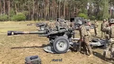 L'armée ukrainienne se prépare à utiliser les obusiers légers américains M119A3. ◦ Howitzer M119 e
