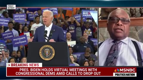 Rep. Clyburn- Biden would have to change his mind about 2024 for me to change mine