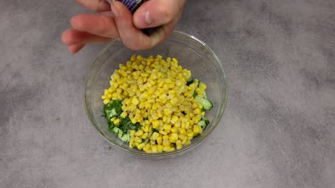 Tuna and Corn Salad in 5 Minutes!