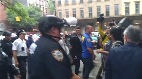 Climate Protest and Arrest at CITI Bank Head Quarters in New York City USA