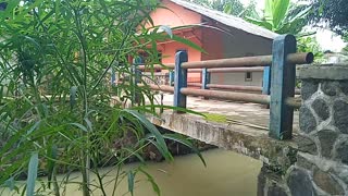 Connecting bridge, alternative road for passersby