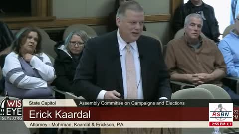 Attorney Erick Kaardal on Wisconsin Election Commission law violations