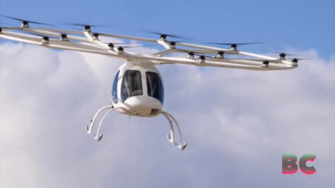 Volocopter flying taxi seeks to seduce Paris