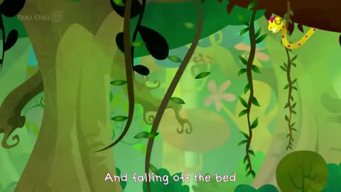 Five Little Monkeys Jumping on the Bed - The Smart Monkeys - Kids Songs -
