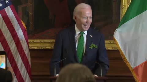 President Joe Biden speaks at the Annual Friends of Ireland luncheon