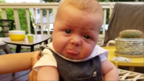 Viral video Cutest crying baby