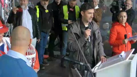 Demonstrace ČR na prvním místě na Václaváku! Protest proti politice vlády... Autor- Raptor TV