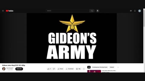 GIDEONS ARMY 1/18/24 @ 930 AM EST THURSDAY