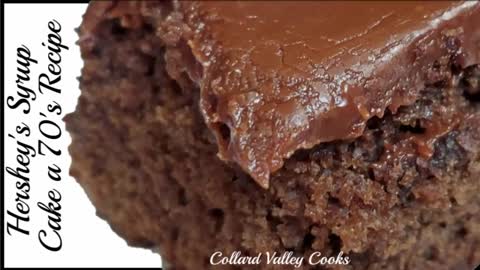 How We Make Hershey's Syrup Sheet Cake, Best Old Fashioned Southern Cooks