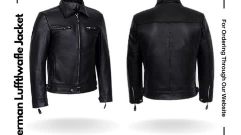 German Luftwaffe Leather Jacket