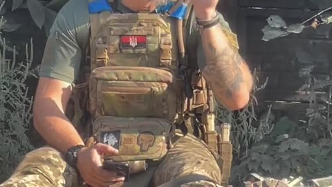 Ukrainian combat paramedics, true heroes, only notice they Nazi eagle patch
