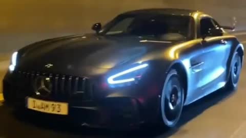 Mercedes benz amg GT rolling out.