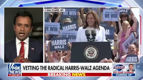 Vivek Ramaswamy: Walz tells us which wing of Kamala's party she bends the knee to