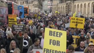 Oxford protest against 15 minutes cities