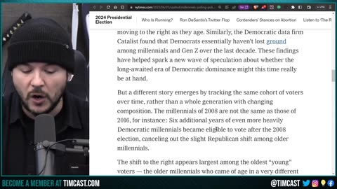 Millennials AND Gen-Z Are VOTING REPUBLICAN, Democrats INSANITY Is Driving Away Young People