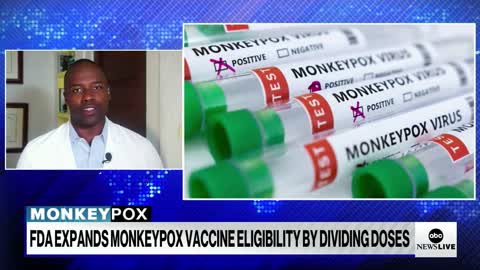 FDA expands monkeypox vaccine access by dividing doses