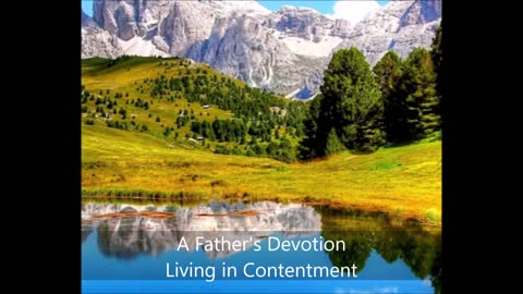 A Father's Devotions Living in Contentment
