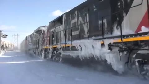 Snow Plow By Trains