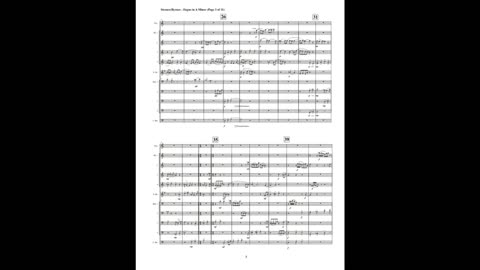 Richard Strauss – Fugue in A Minor (Double Reed Choir + Piccolo)