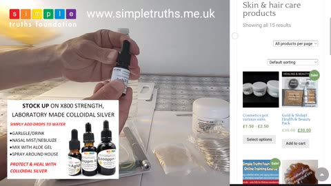 A quick look at colloidal silver.