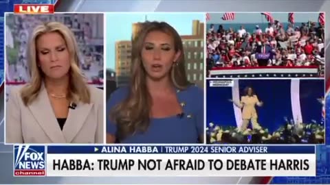 LOL Alina Habba- I am literally laughing that someone would say that Donald Trump is afraid