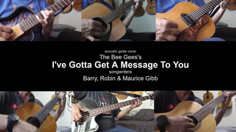 Guitar Learning Journey - Bee Gees's "I've Gotta Get a Message to You" cover - instrumental