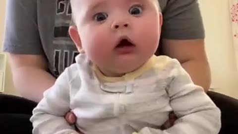 let your baby react to this sound 😹📽️claire.stein