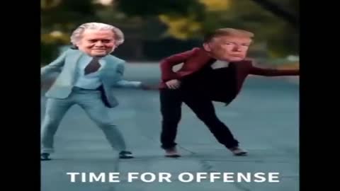 Trump and Bannon dance