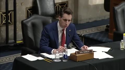 Josh Hawley Grills Biden Official