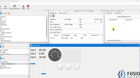 How to Configure and View Alarms in Spandan SCADA Configuration Screen | Alarms | IoT | IIoT |