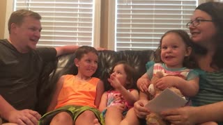 Big sisters devastated by family's gender reveal news