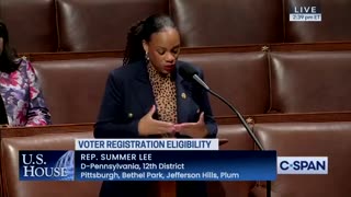 Rep. Summer Lee says making sure only American CITIZENS vote in elections is a "xenophobic attack"