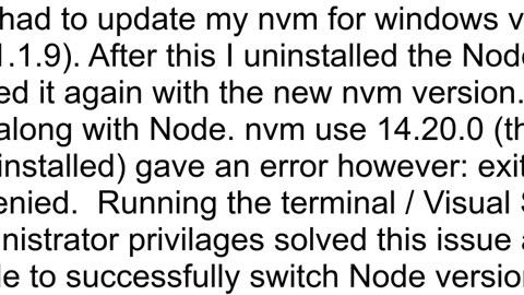 Doesn39t install NPM when I install a new Node version using NVM