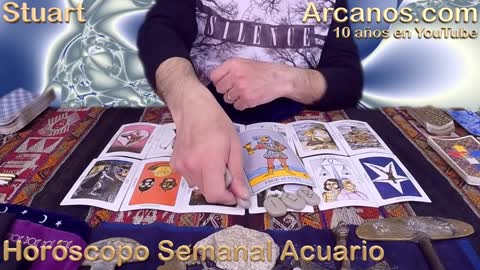 ACUARIO ABRIL 2018-15-8 al 14 Abr 2018-Amor Solteros Parejas Dinero Trabajo-ARCANOS.COM