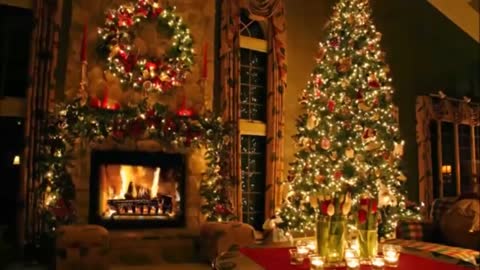 Christmas music with Fireplace soft relaxing music. #christmasmusic, #fireplace, #christmas2021
