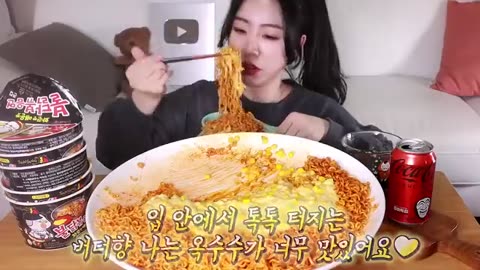 Challenge to eat 5 Korean super spicy ramen in 5 minutes🔥 Samyang Ramen eating show★ ㅣ MUKBANG