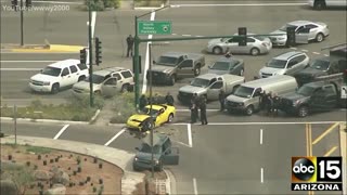 Corvette Police Pursuit, Crazy PIT Move, 🔥🔥🔥 & K9 To Top It Off