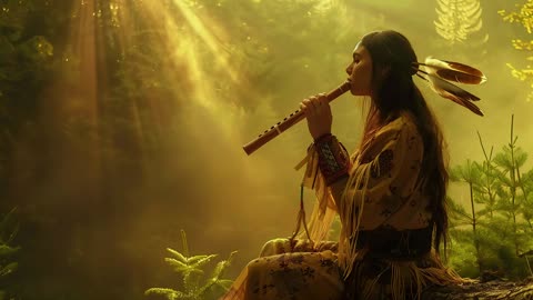 Native American Flute Forest Meditation.
