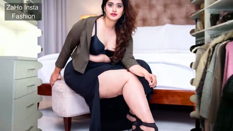 Azmeen ..👗 ll Plus size Model India biography wiki and New fashion ideas and tips